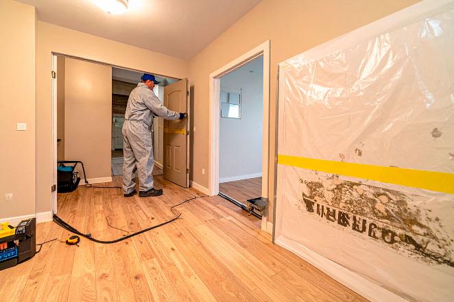 Containment and mold removal